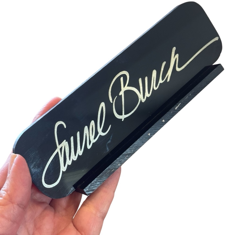 Laurel Burch Logo Display Sign Store Sign Super Rare 7” Jewelry Case Display